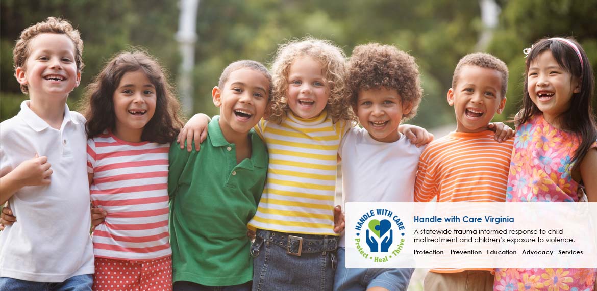 Image of children and HWC logo